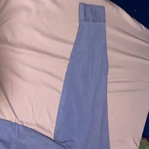 Blue Denim Button Down Shirt NEVER WORN